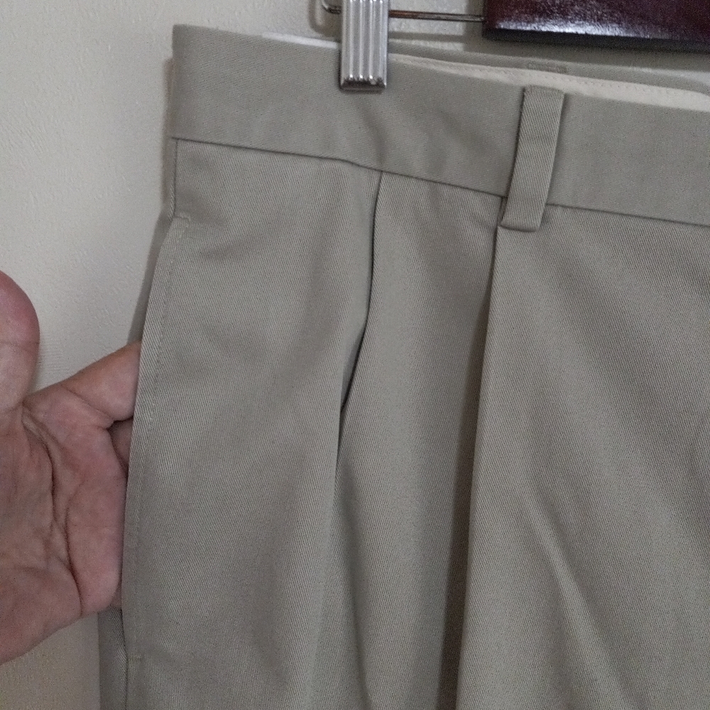 Brooks Brothers 38x32 Advantage Cotton Chino Elliot Khaki Pants - Picture 8 of 9